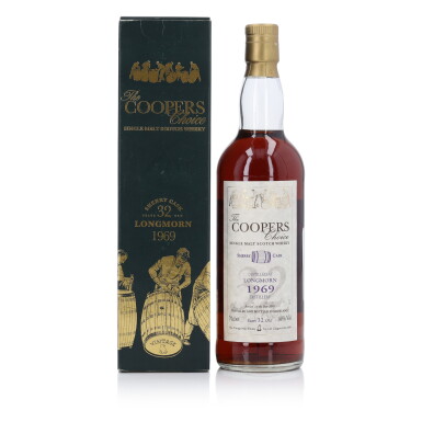 View full screen - View 1 of Lot 334. Longmorn The Cooper's Choice 32 Year Old 46.0 abv 1969 (1 Bottle 70cl).
