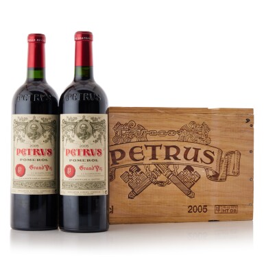 View full screen - View 1 of Lot 9262. Petrus 2005 (6 BT).