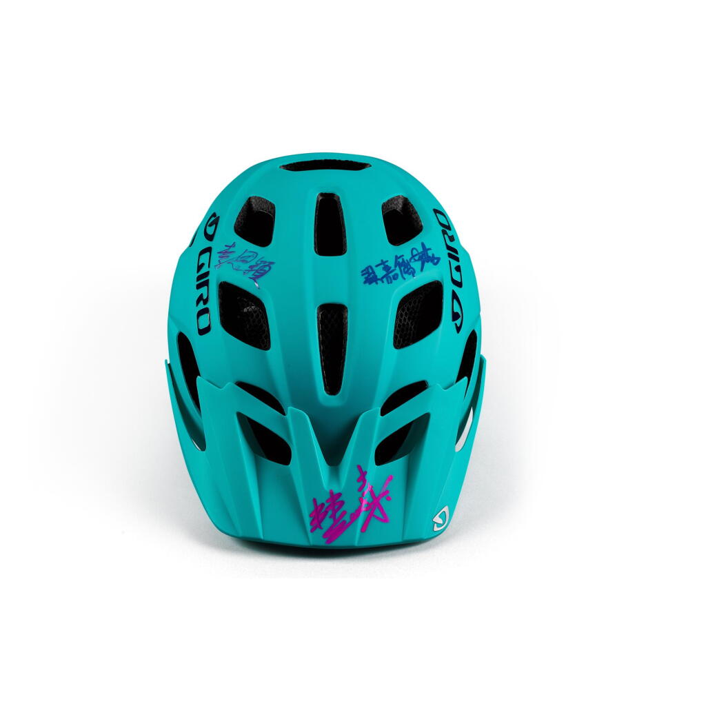 View full screen - View 1 of Lot 15. Cycling Helmet signed by Sarah Lee Wai-Sze, Lee Sze-Wing and Leung Ka Yu | 騎行頭盔,李慧詩,李思穎與梁嘉儒簽名版.