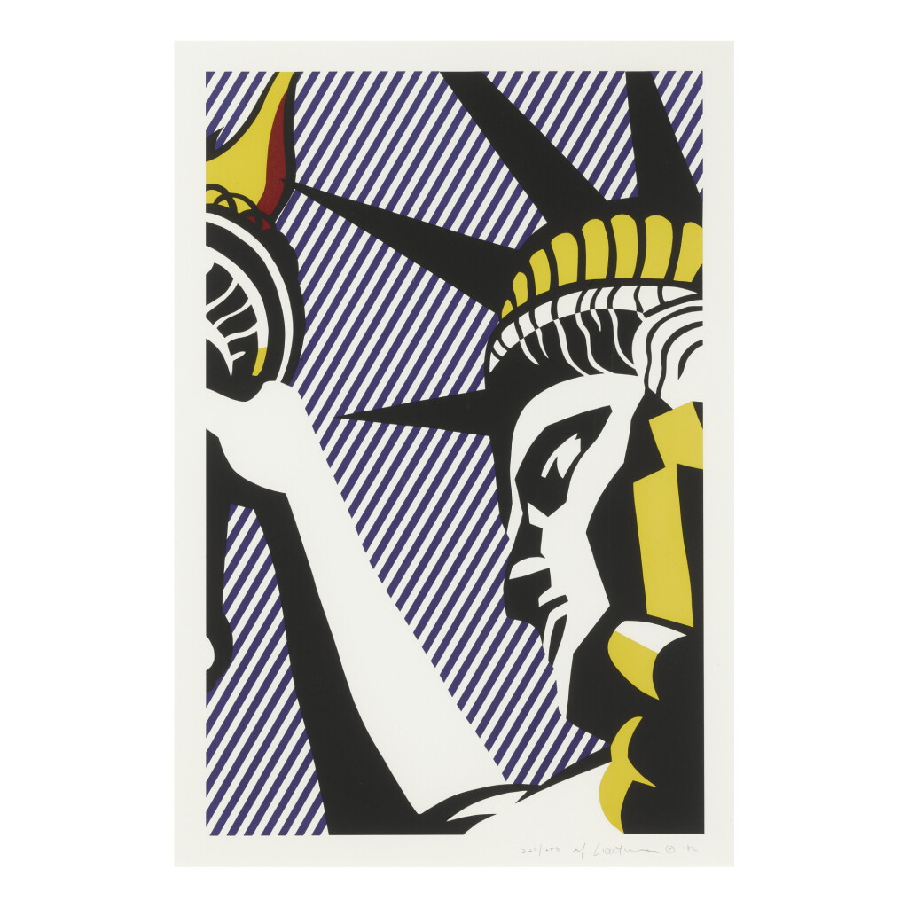 View full screen - View 1 of Lot 3. ROY LICHTENSTEIN | I LOVE LIBERTY (C. 192).