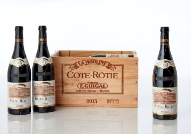 View full screen - View 1 of Lot 3102. Côte Rôtie, La Mouline 2005 Guigal (6 BT).