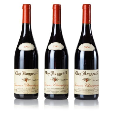 View full screen - View 1 of Lot 141. Saumur-Champigny Rouge, Les Poyeux 2006/2007 Clos Rougeard (3 BT).
