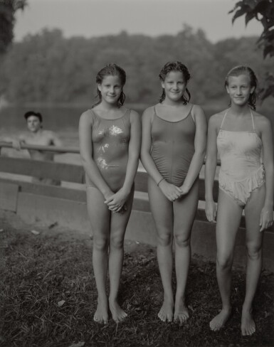 View full screen - View 1 of Lot 193. 'Untitled (from Easton Portraits)' (Three Girls in Bathing Suits).