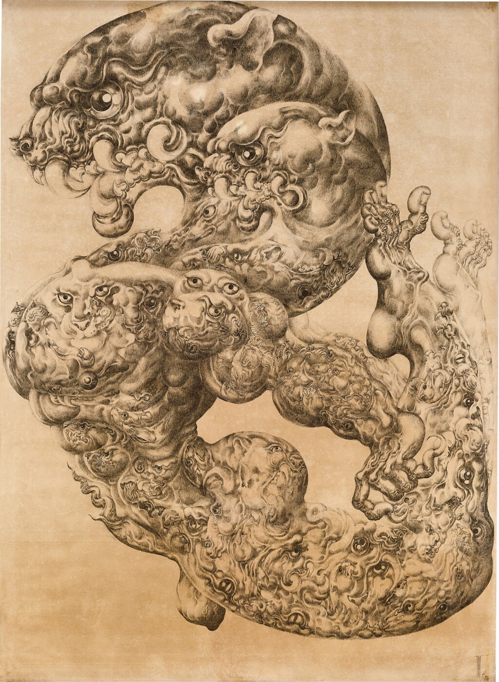 View full screen - View 1 of Lot 757. Thawan Duchanee 塔萬·杜查尼 | Untitled 無題.