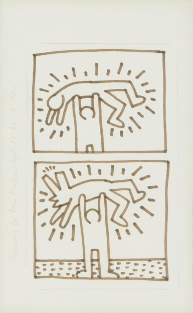 View full screen - View 1 of Lot 149. Drawing for Paris Review (H).