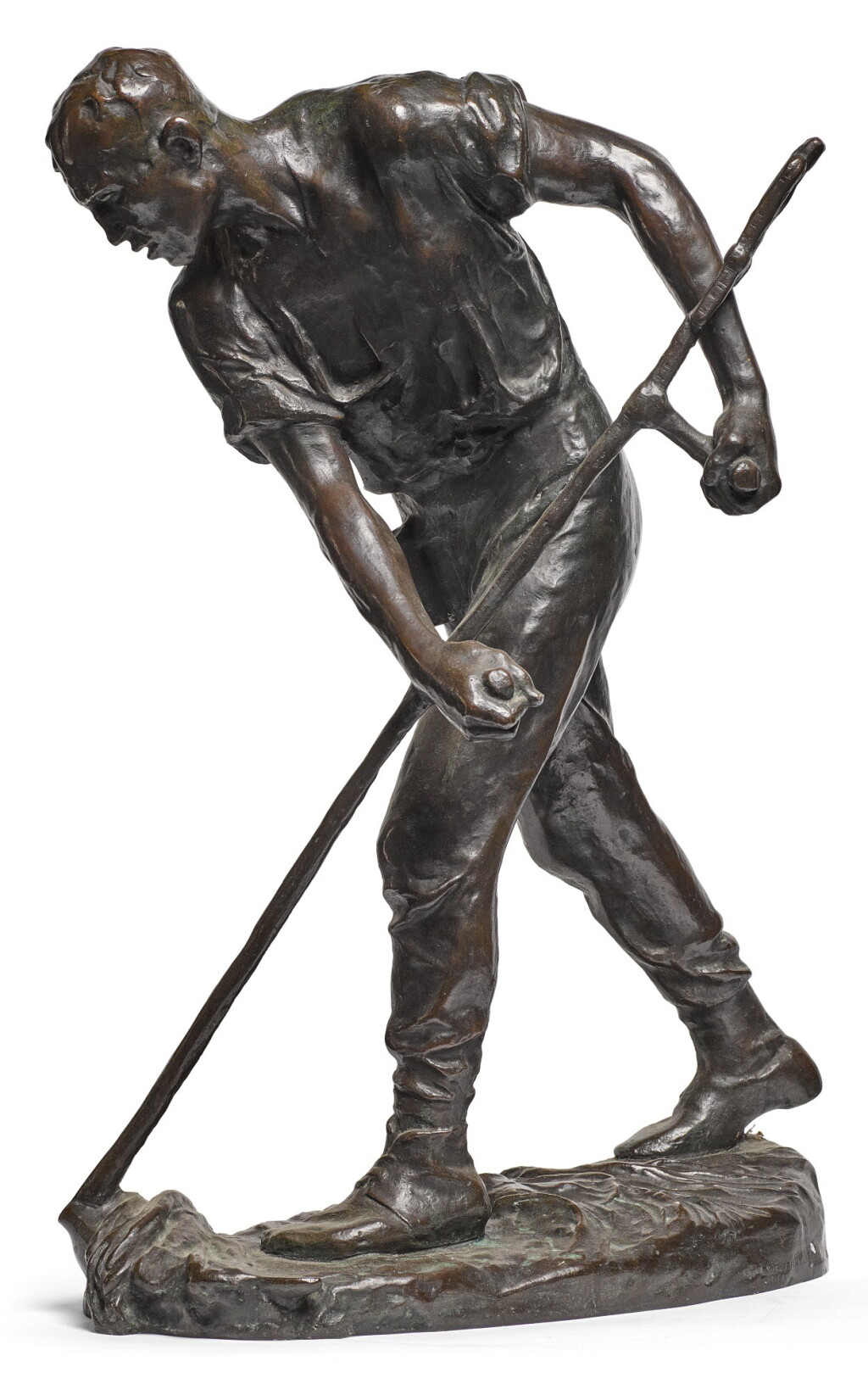 View full screen - View 1 of Lot 19. CONSTANTIN MEUNIER | LE FAUCHEUR (THE MOWER).