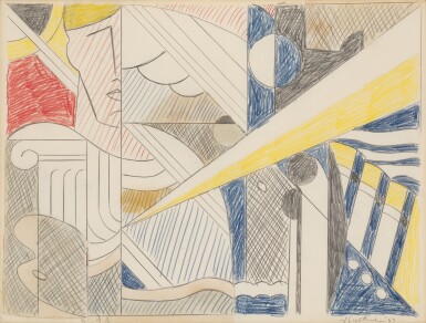 View full screen - View 1 of Lot 399. Modern Painting with Ionic Column (Study).