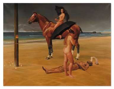 View full screen - View 1 of Lot 994. Fuego, aire, agua, humano, tierra.