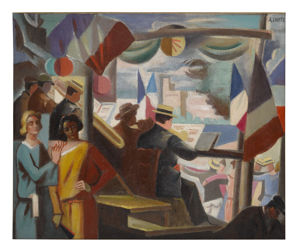 View full screen - View 1 of Lot 10. ANDRÉ LHOTE | 14 JUILLET EN AVIGNON.