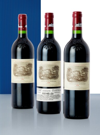 View full screen - View 1 of Lot 6504. Château Lafite 1998 (12 BT).
