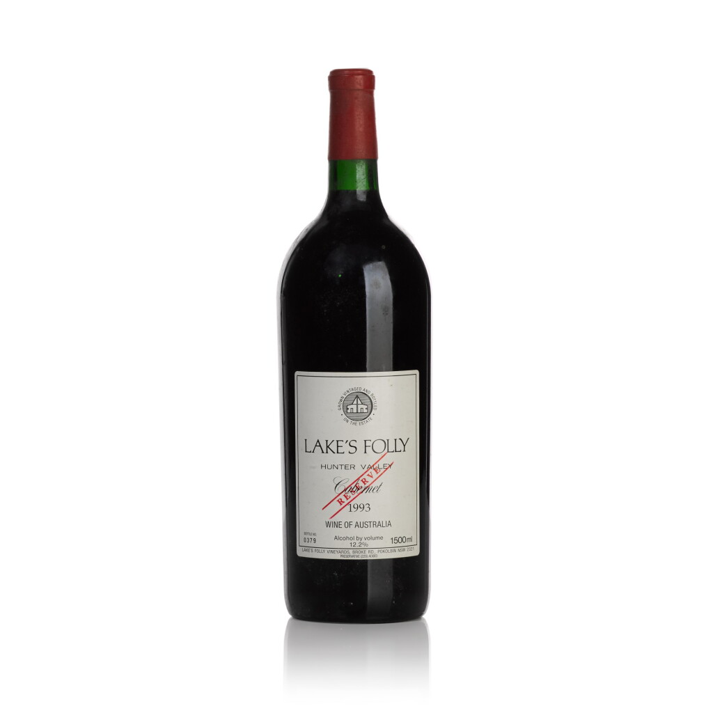 View full screen - View 1 of Lot 359. Lakes Folly, Cabernet Reserve 1993 (1 MAG).