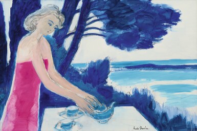 View full screen - View 1 of Lot 724. ANDRÉ BRASILIER 安德烈‧布拉吉利 | L'HEURE DU THÉ 下午茶時間.
