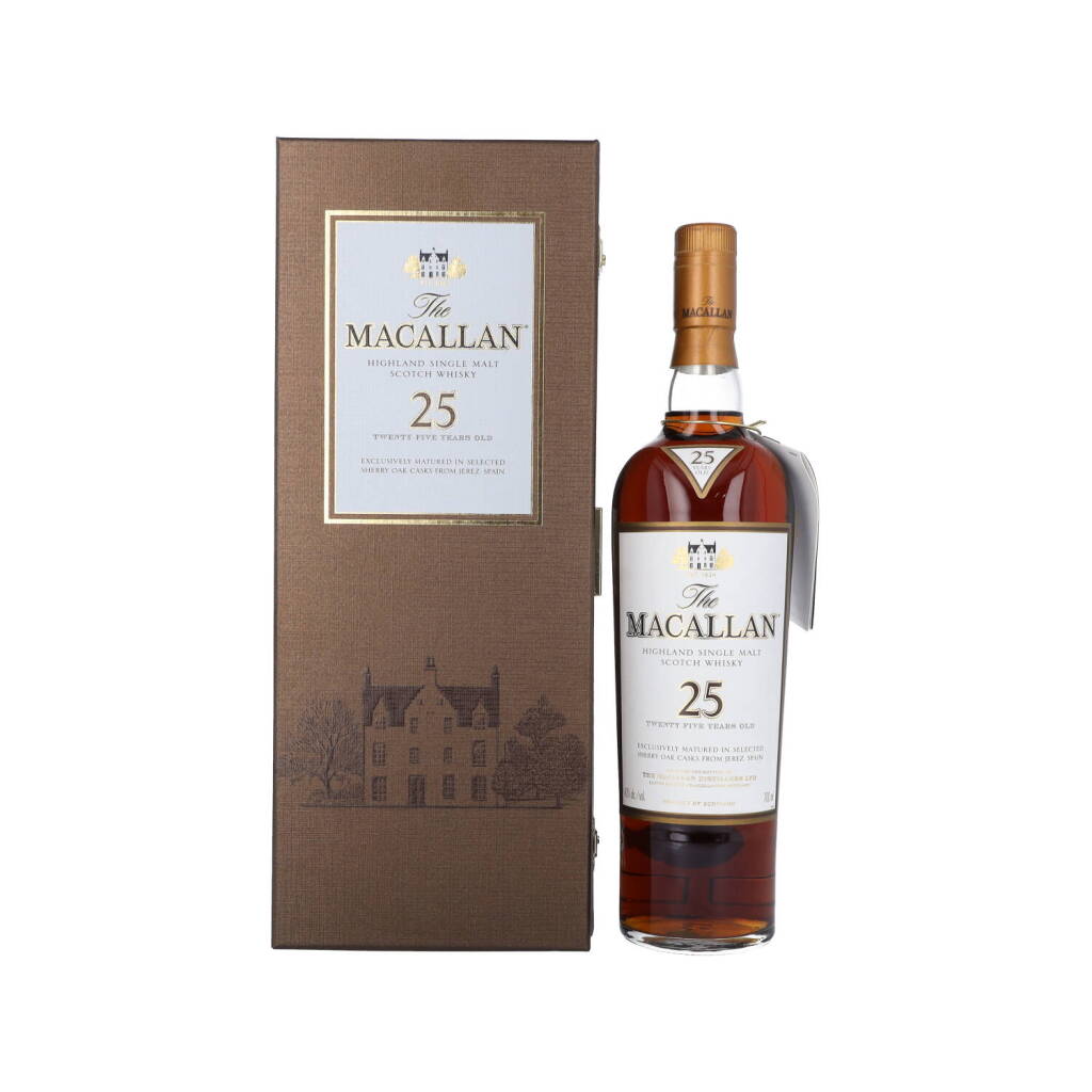 View full screen - View 1 of Lot 5021. The Macallan 25 Year Old Sherry Oak 43.0 abv NV (1 BT70).