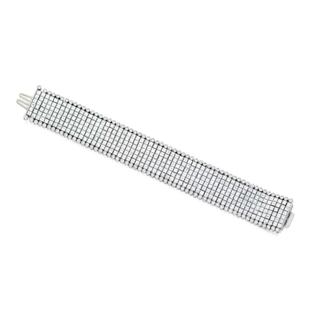View full screen - View 1 of Lot 81. Oscar Heyman & Brothers | Diamond Bracelet.