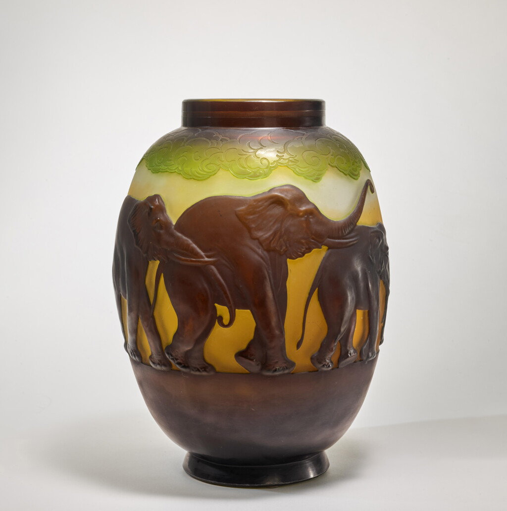 View full screen - View 1 of Lot 191. 'Elephant' Vase.