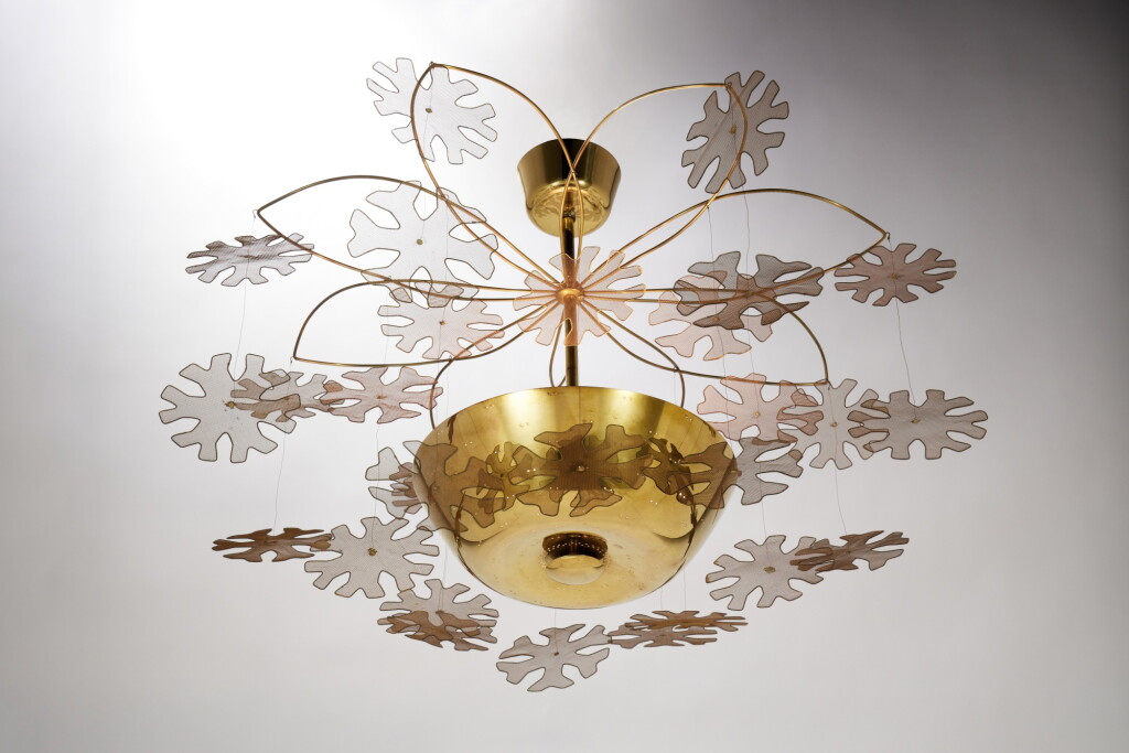 View full screen - View 1 of Lot 467. "Snowflake" Ceiling Light.