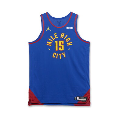View full screen - View 1 of Lot 3. Nikola Jokić Denver Nuggets 2024-2025 Game Worn Statement Edition Jersey | Double-Double | 40 Points.