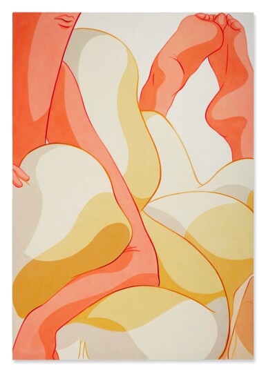 View full screen - View 1 of Lot 419. Colossus, Lips, Two Fingers Enter Left, Toes Touch Top.