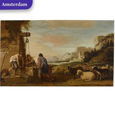 View full screen - View 1 of Lot 112. Joseph moving the stone from the well.