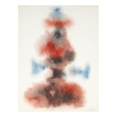 View full screen - View 1 of Lot 12. NORMAN WILFRED LEWIS | RED AND BLUE CLOUD LIKE.