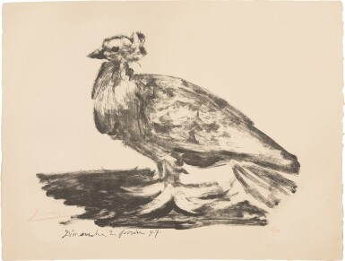 View full screen - View 1 of Lot 120. Le gros pigeon (B. 419; M. 66).