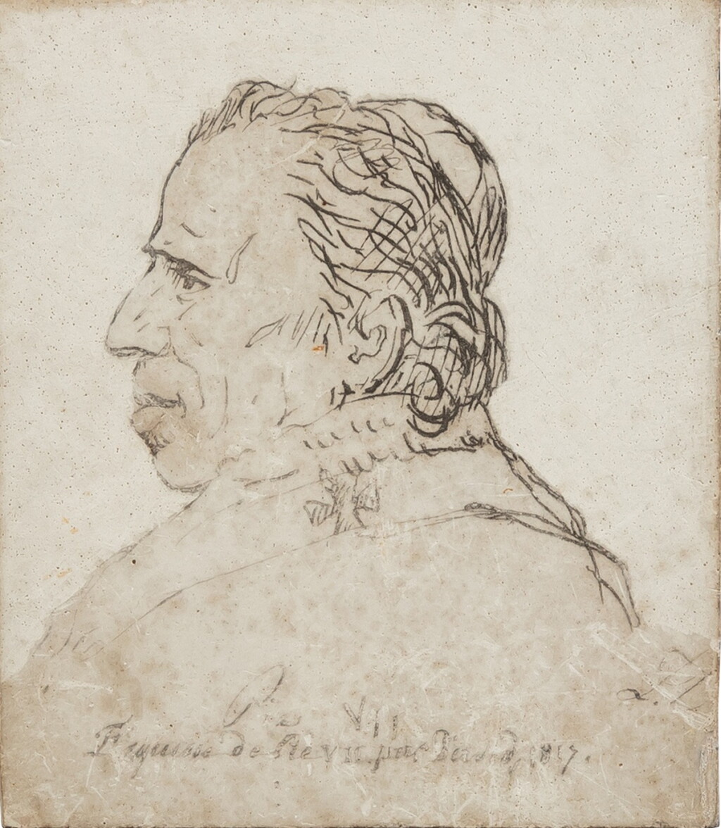 View full screen - View 1 of Lot 18. Portrait of Pope Pius VII.