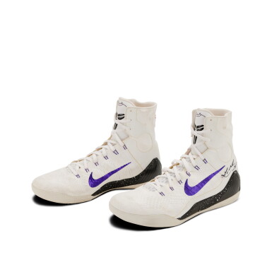 View full screen - View 1 of Lot 22. Kobe Bryant 2014 Los Angeles Lakers Game Worn & Signed Sneakers.