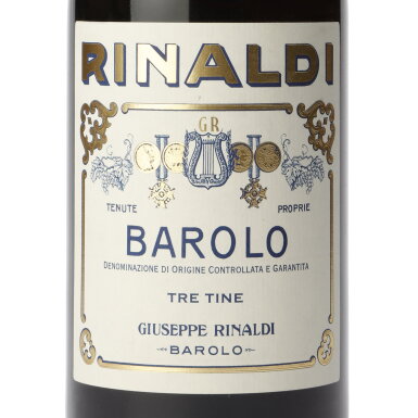 View full screen - View 1 of Lot 739. Barolo Tre Tine 2016 Giuseppe Rinaldi (6 BT).