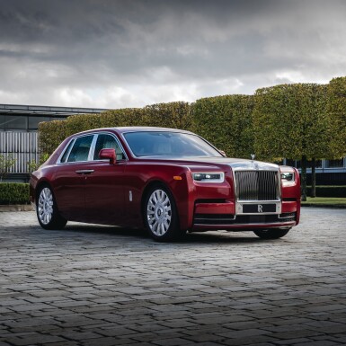 View full screen - View 1 of Lot 1. Red Rolls-Royce Phantom Commission with Mickalene Thomas.