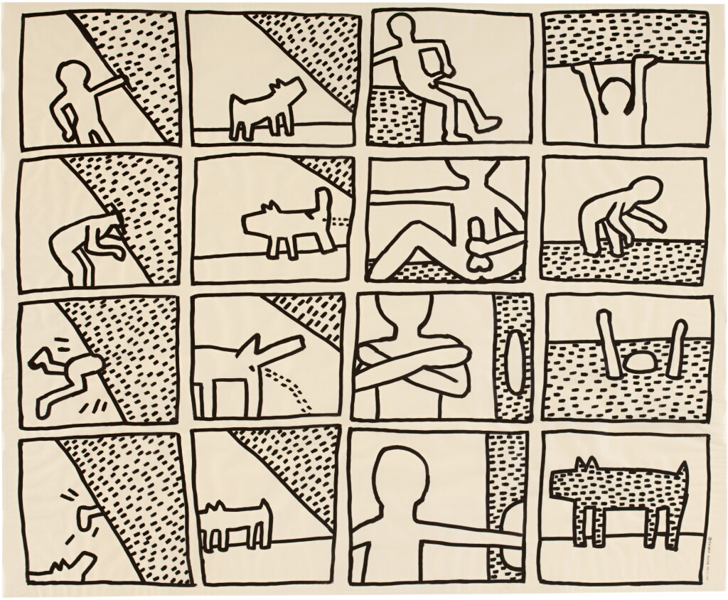View full screen - View 1 of Lot 424. KEITH HARING | UNTITLED (JANUARY 15 1981).