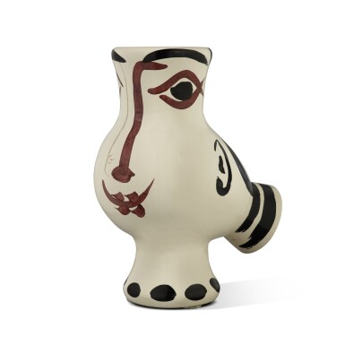 View full screen - View 1 of Lot 11. Chouette visage de femme (A. R. 144).