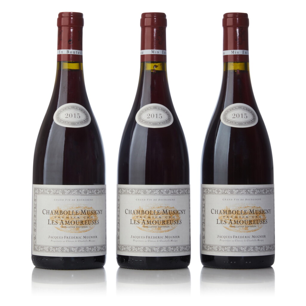 View full screen - View 1 of Lot 601. Chambolle Musigny, Les Amoureuses 2015 Jacques-Frédéric Mugnier (3 BT).
