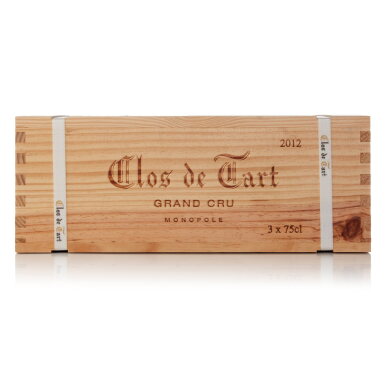 View full screen - View 1 of Lot 164. Clos de Tart 2012 Domaine du Clos de Tart (3 BT).