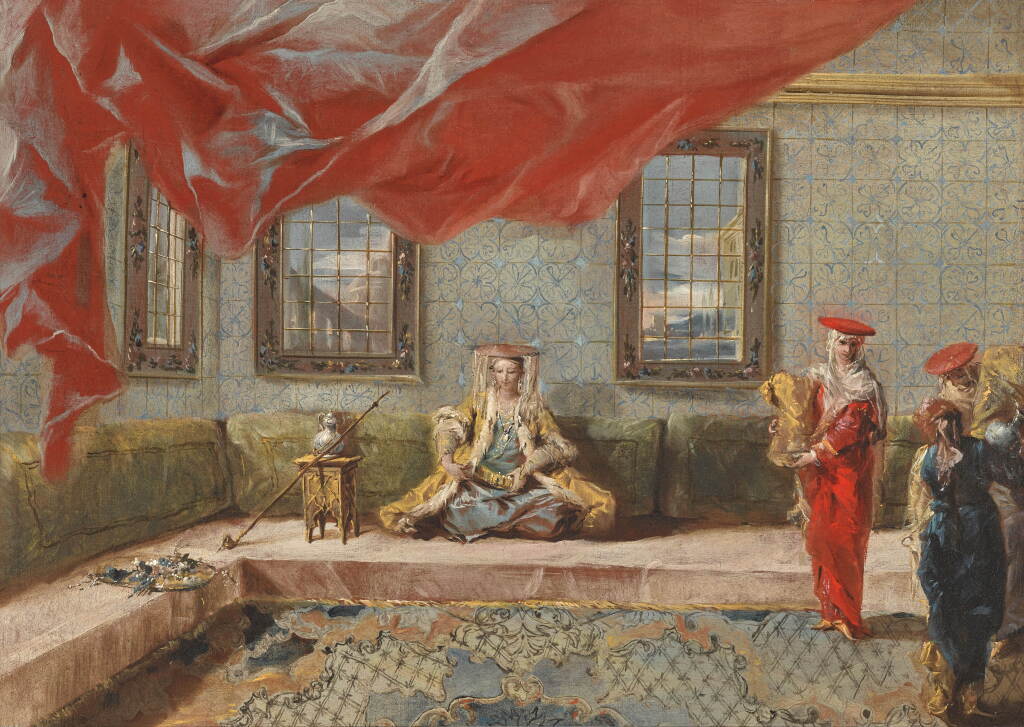 View full screen - View 1 of Lot 34. The Greek Favourite in the Harem.