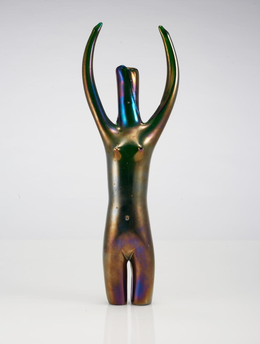 View full screen - View 1 of Lot 8. Female Figure Vase.