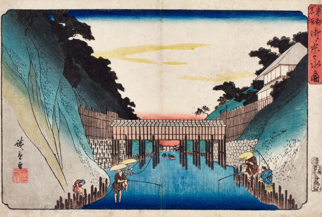 View full screen - View 1 of Lot 97. Utagawa Hiroshige (1797–1858) | View of Ochanomizu (Ochanomizu no zu) | Edo period, 19th century .