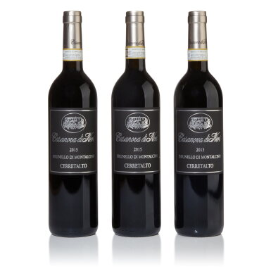View full screen - View 1 of Lot 247. Brunello di Montalcino, Cerretalto 2015 Casanova Di Neri (3 BT).