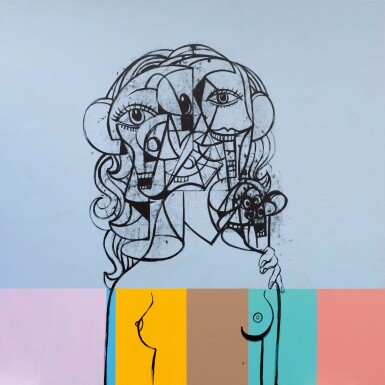 View full screen - View 1 of Lot 104. GEORGE CONDO | WOMEN AND MEN.