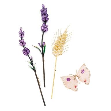 View full screen - View 1 of Lot 889. Luz Camino | Quatre broches | Four brooches.