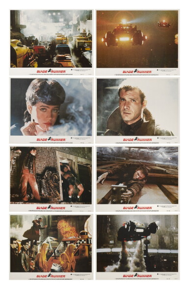 View full screen - View 1 of Lot 77. Blade Runner (1982), set of 8 lobby cards, US.