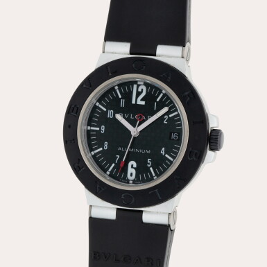 View full screen - View 1 of Lot 368. Diagono, Reference AL 38 TA | An aluminium wristwatch with date | Circa 2005.