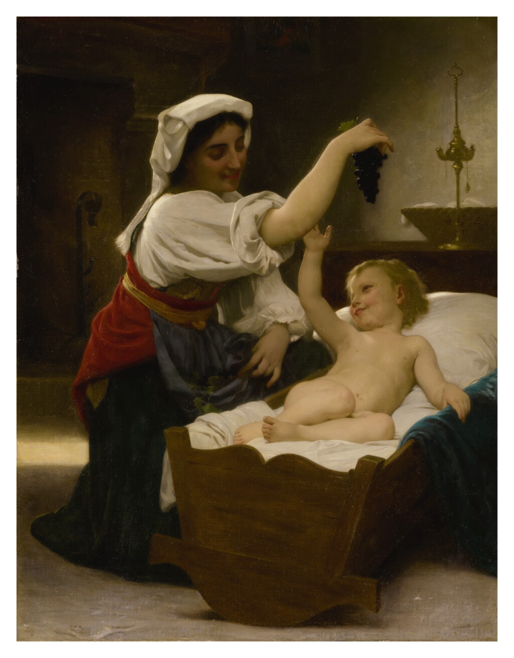 View full screen - View 1 of Lot 12. WILLIAM BOUGUEREAU | LA GRAPPE DE RAISIN (PREMIÈRE RÉDUCTION).