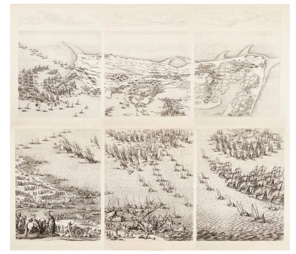 View full screen - View 1 of Lot 352. Le Siège de la Citadelle de Saint Martin, dans l'Ile de Ré (Lieure 654, cf. 656-659).