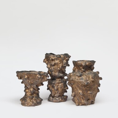 View full screen - View 1 of Lot 151. Three Vases. Marking.