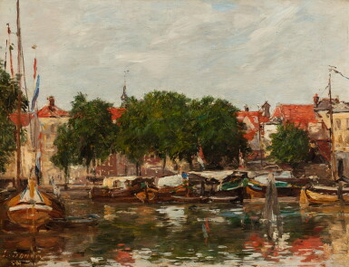 View full screen - View 1 of Lot 40. Dordrecht. Le Canal.