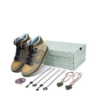 View full screen - View 1 of Lot 38. Nike Dunk High Coraline ‘Big-Button’ | Size 10.5 .