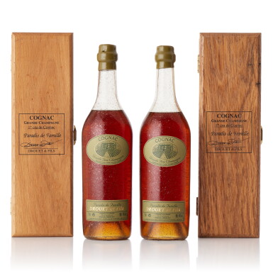 View full screen - View 1 of Lot 6759. Drouet Fils Paradis de Famille Cognac 40.0 abv NV (2 BT70).