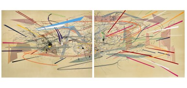 View full screen - View 1 of Lot 1206. Julie Mehretu 朱莉 · 梅赫雷圖 | Untitled 無題.
