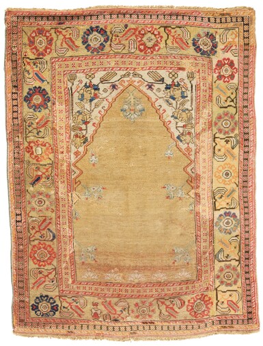 View full screen - View 1 of Lot 255. A 'TRANSYLVANIAN' NICHE RUG, WEST ANATOLIA.