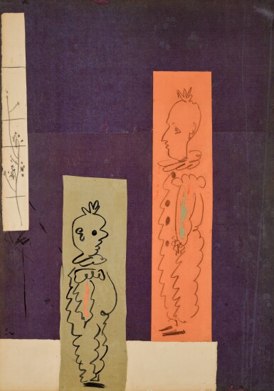 View full screen - View 1 of Lot 12. Deux clowns.